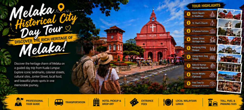 (2026) Melaka Historical City Day Tour